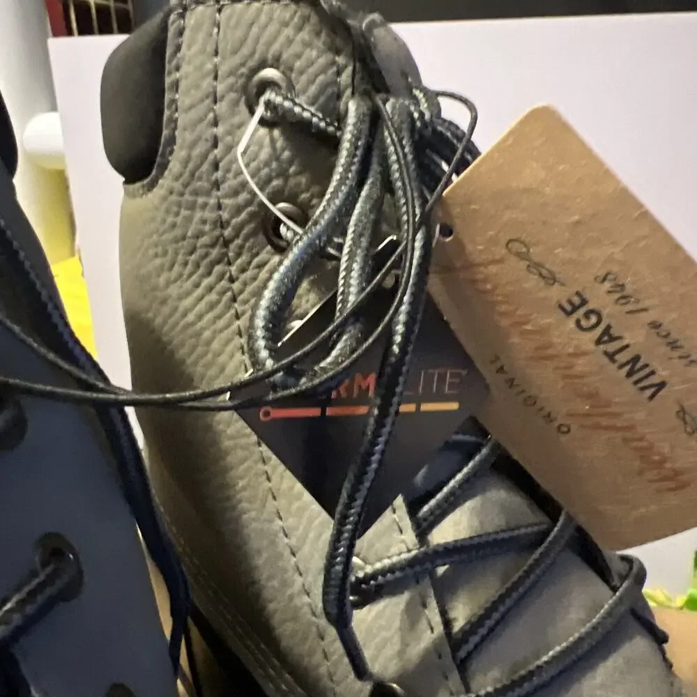 Weatherproof Vintage Men's Adam II Duck Boots Grey 8M New In Box